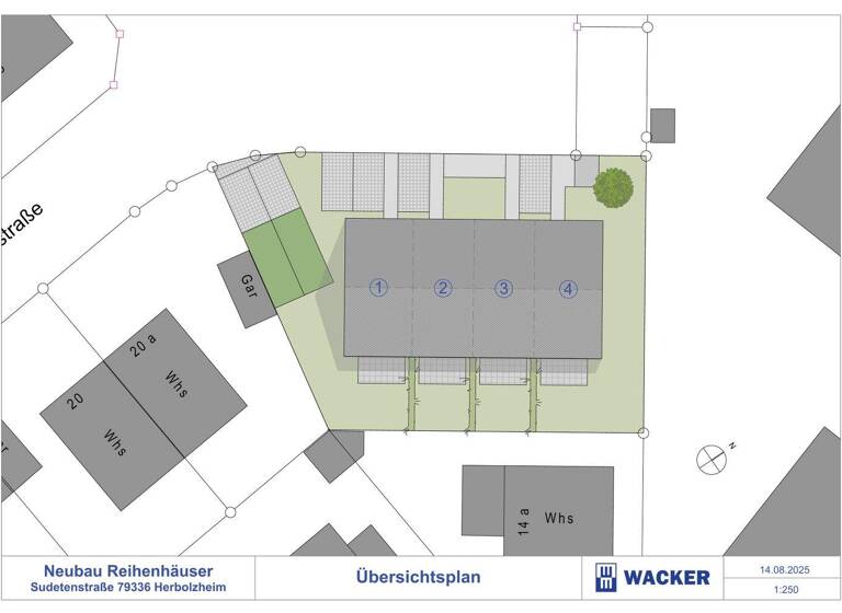 Reihenmittelhaus zum Kauf - Erstbezug provisionsfrei 499.000 € 4 Zimmer 125,5 m² 126 m² Grundstück Herbolzheim 79336