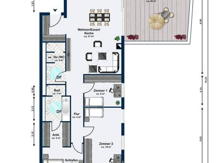 Penthouse zum Kauf 870.000 € 4 Zimmer 140 m² Vaihingen Stuttgart-Vaihingen 70563