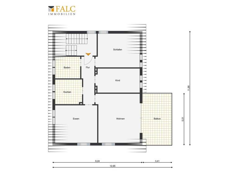 Wohnung zum Kauf provisionsfrei 125.000 € 4 Zimmer 76 m² 2. Geschoss Löhne 32584