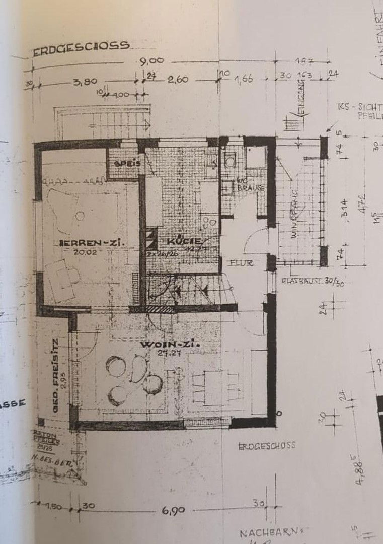 Einfamilienhaus zum Kauf provisionsfrei 679.000 € 6 Zimmer 126 m²<br/>Wohnfläche 760 m²<br/>Grundstück Gersweilerstraße 66 Trierer Straße Nürnberg 90469