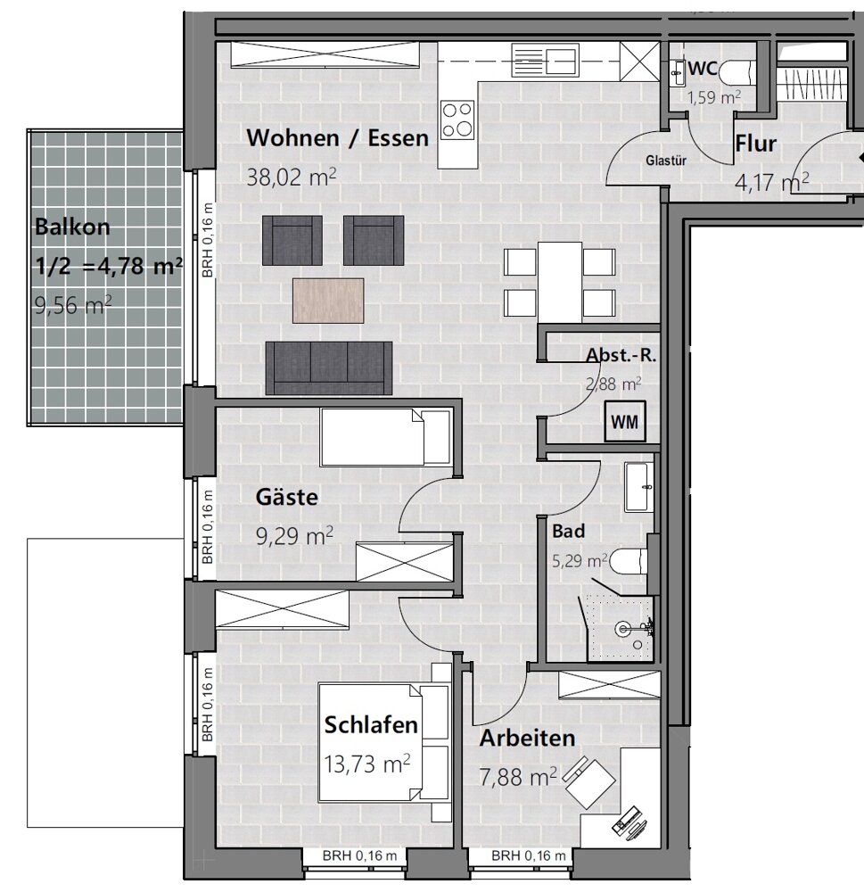 Wohnung zum Kauf 305.525 € 4 Zimmer 81,8 m²<br/>Wohnfläche Bahnhofstraße 13 Heidmühle Schortens 26419