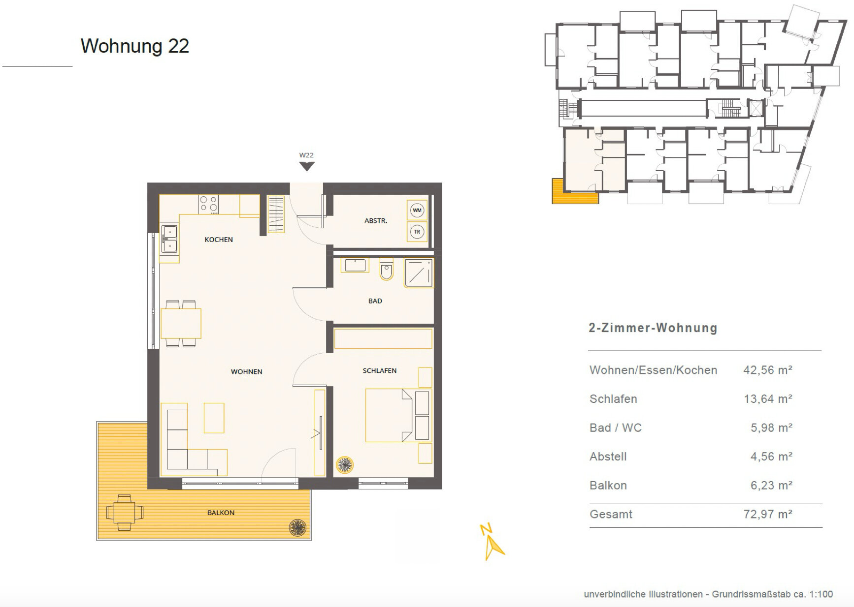 Wohnung zum Kauf 325.000 € 2 Zimmer 73 m²<br/>Wohnfläche Altensteig Altensteig 72213