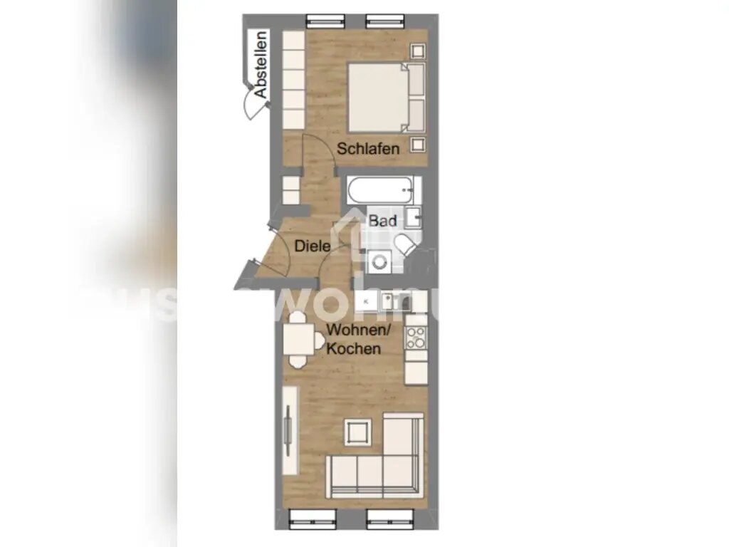 Wohnung zur Miete Tauschwohnung 445 € 2 Zimmer 46 m²<br/>Wohnfläche 3.<br/>Geschoss Neustadt-Neuschönefeld Leipzig 04317