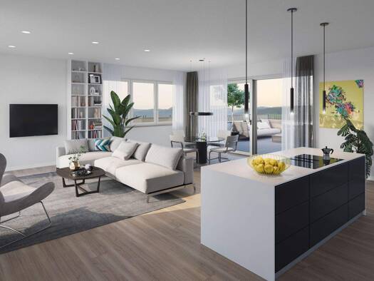 Penthouse zum Kauf provisionsfrei 955.000 € 4 Zimmer 155,4 m² 6. Geschoss Elisabeth-Schwander-Straße 1 Bad Säckingen 79713