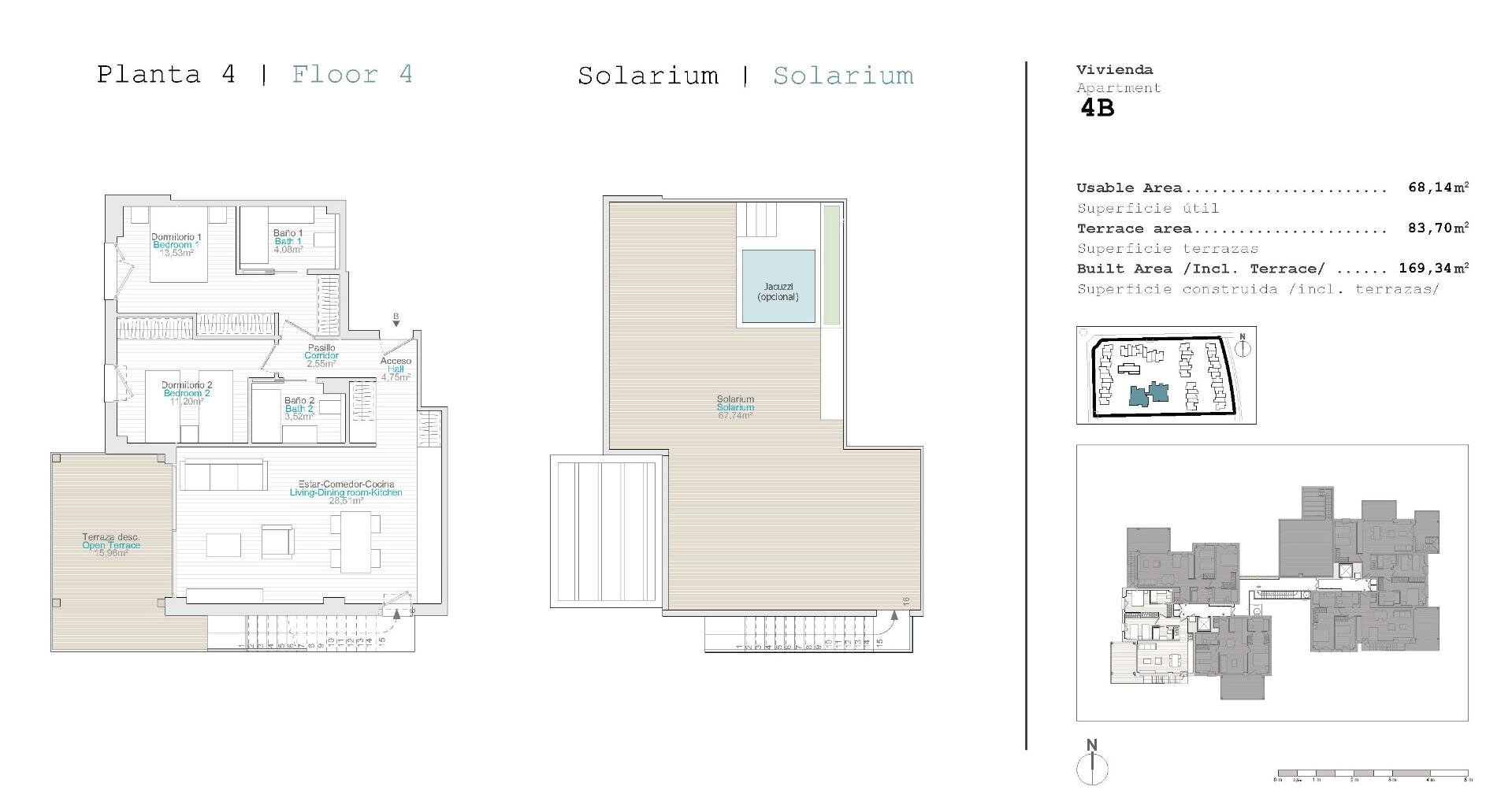 Penthouse zum Kauf provisionsfrei 385.000 € 3 Zimmer 82 m²<br/>Wohnfläche EL VERGEL