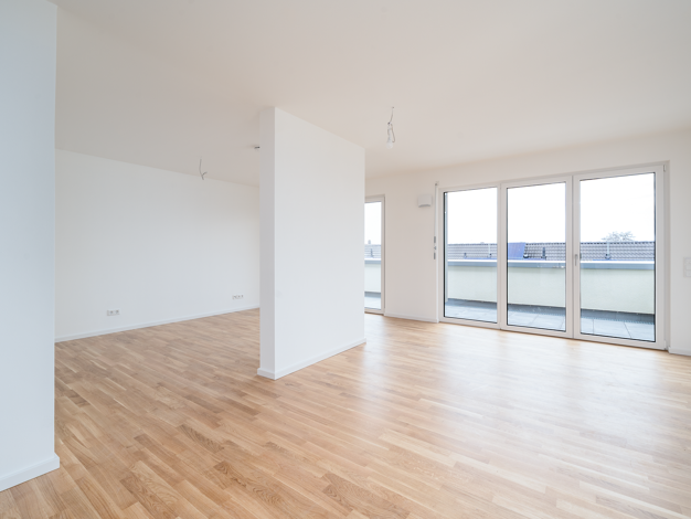 Wohnung zur Miete - Erstbezug 1.516 € 3 Zimmer 90,5 m² 3. Geschoss frei ab sofort Leyh Nürnberg 90431