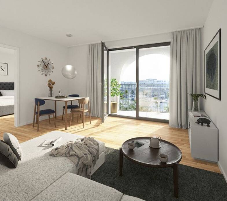 Wohnung zur Miete 1.486 € 2 Zimmer 62,8 m² 8. Geschoss frei ab 01.07.2025 Mahatma-Gandhi-Pl. 4 Freiham München 81248
