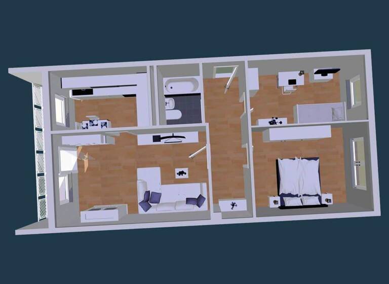 Wohnung zur Miete 412 € 3 Zimmer 71 m² 4. Geschoss Max-Planck-Straße 24 Eckersbach Zwickau 08066