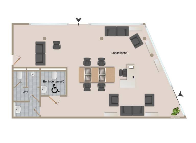 Verkaufsfläche zur Miete 2.000 € 143 m² Verkaufsfläche Haslach Freiburg im Breisgau 79114