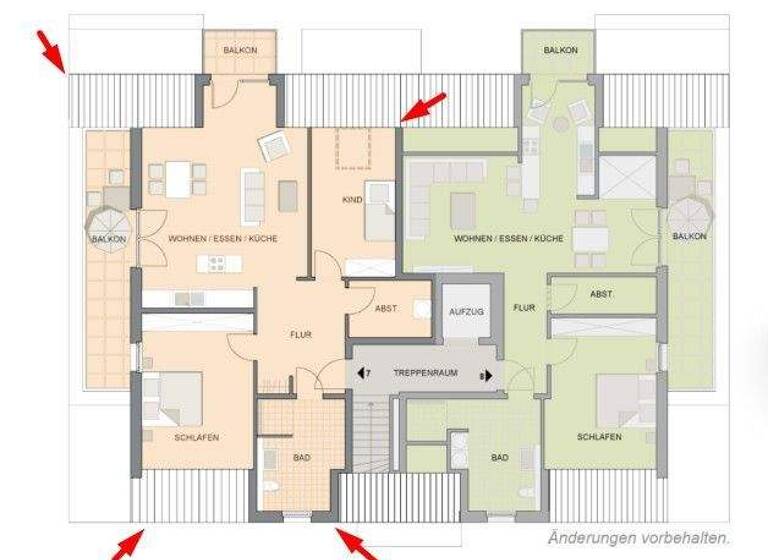 Wohnung zur Miete 1.330 € 97 m² frei ab 01.04.2026 Kreuzkamp 32 Mellendorf Wedemark 30900