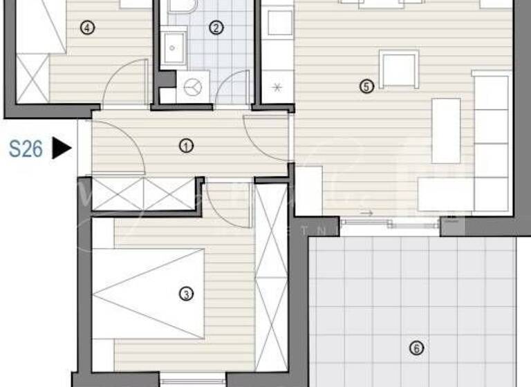 Wohnung zum Kauf 190.620 € 5 Zimmer 53 m² 2. Geschoss Gornji grad - Medvescak
