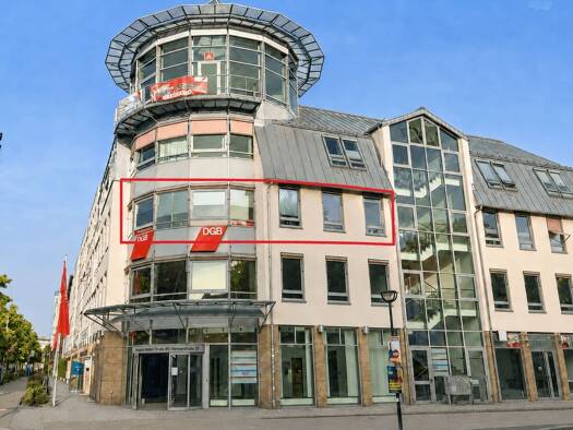 Büro zur Miete 1.525 € 4 Zimmer 104,4 m² Bürofläche Stadtmitte Mitte 18055