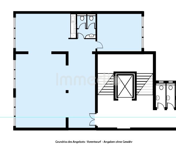 Bürogebäude zur Miete provisionsfrei 16,50 € 106 m²<br/>Bürofläche Bahnhofsviertel Frankfurt am Main / Bahnhofsviertel 60329