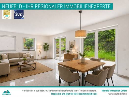 Doppelhaushälfte zum Kauf 669.000 € 5 Zimmer 155 m² 321 m² Grundstück Klingenberg Heilbronn 74081