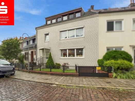 Reihenmittelhaus zum Kauf 348.000 € 5,5 Zimmer 140 m² 130 m² Grundstück frei ab sofort Regensburger Straße Bremen 28215