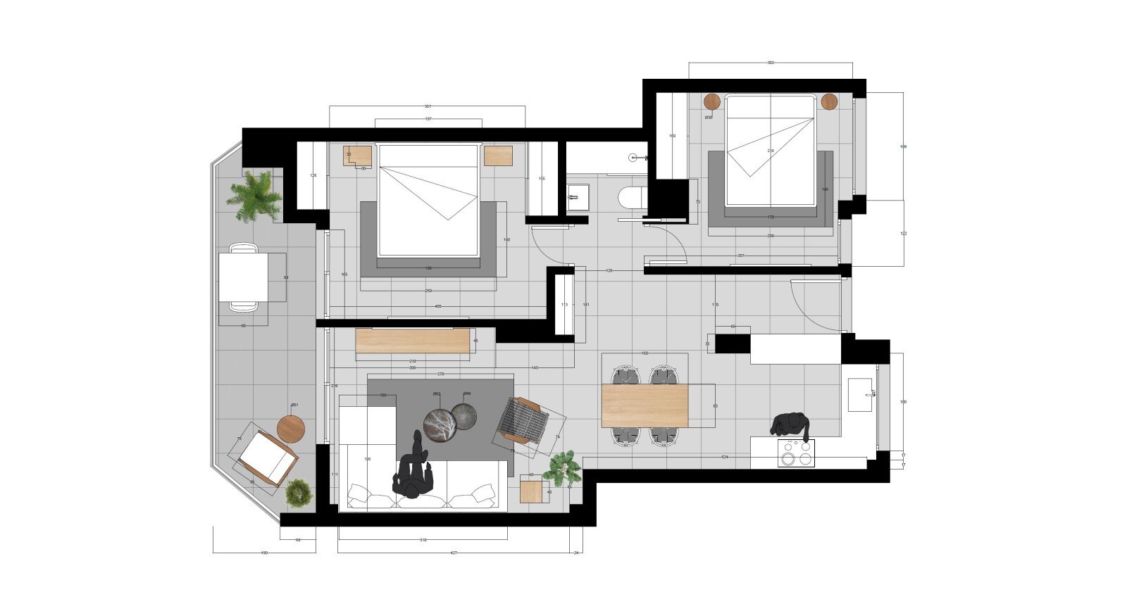 Wohnung zum Kauf 799.000 € 3 Zimmer 78 m²<br/>Wohnfläche San Augustin 07015