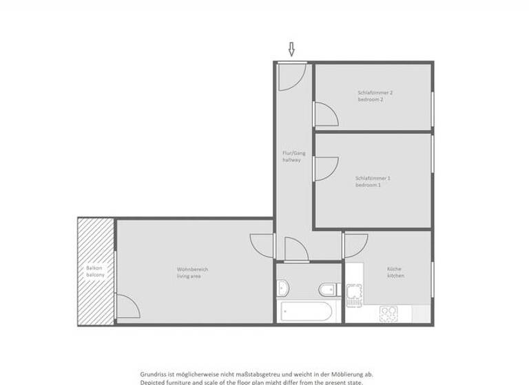 Wohnung zur Miete 2.040 € 3 Zimmer 72 m²<br/>Wohnfläche Aubing-Lochhausen-Langwied München 81243
