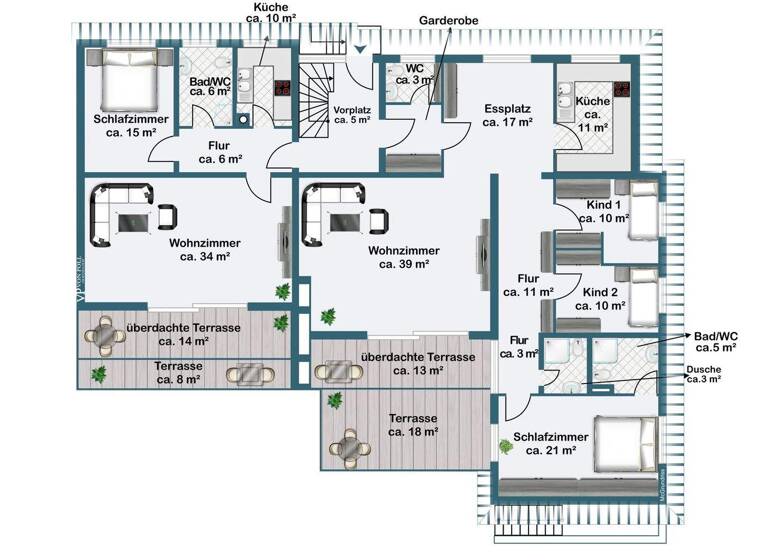 Bungalow zum Kauf 980.000 € 6 Zimmer 233 m² 851 m² Grundstück Rüsselsheim Rüsselsheim / Haßloch 65428