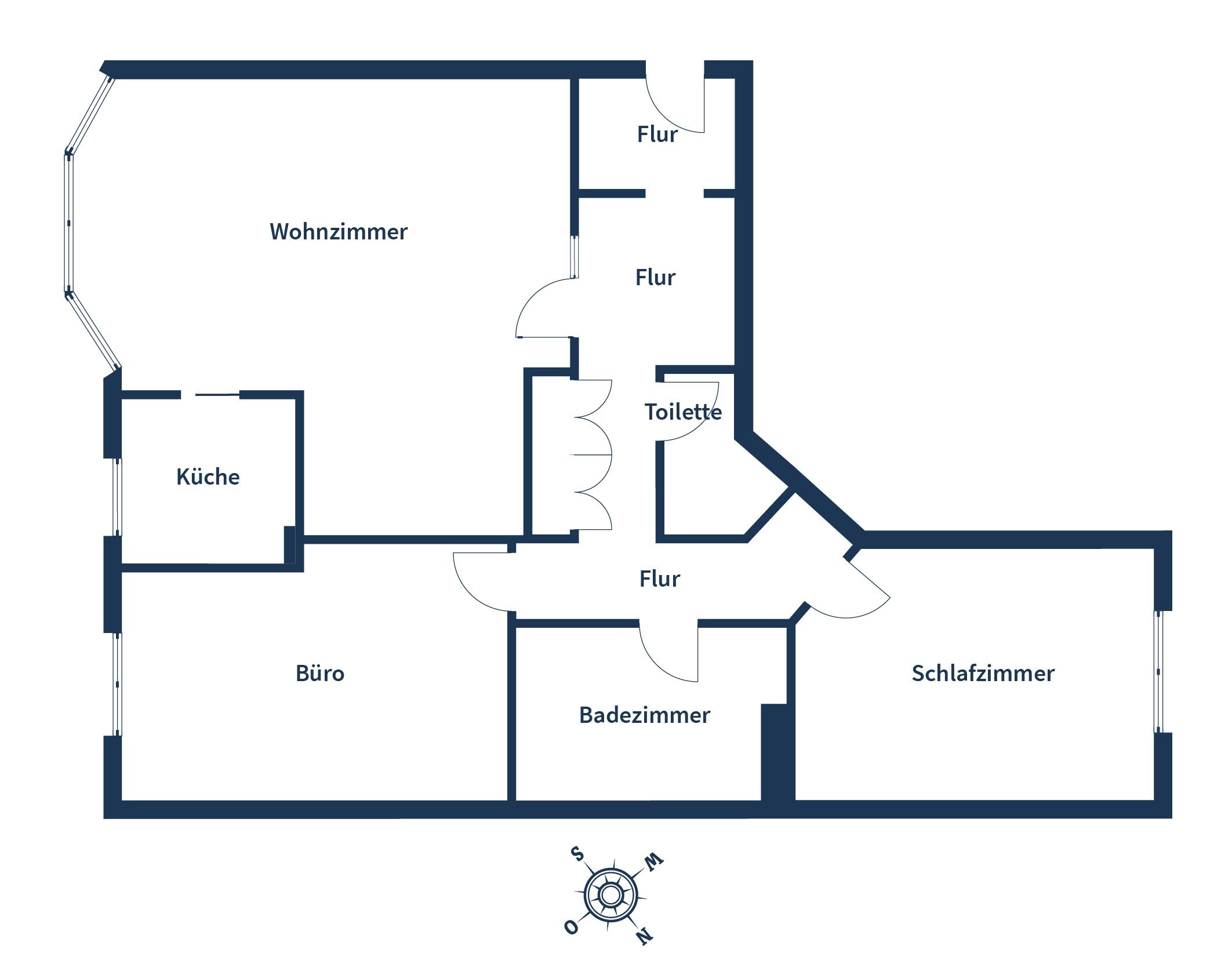 Wohnung zum Kauf 1.299.000 € 3 Zimmer 111 m²<br/>Wohnfläche 5.<br/>Geschoss Universität München 80333