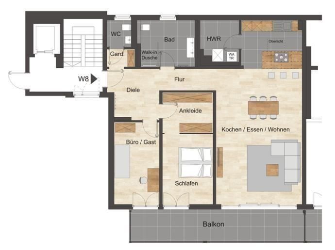 Wohnung zum Kauf provisionsfrei 755.000 € 3 Zimmer 127 m²<br/>Wohnfläche Ludwigstraße 24 a City Bayreuth 95445