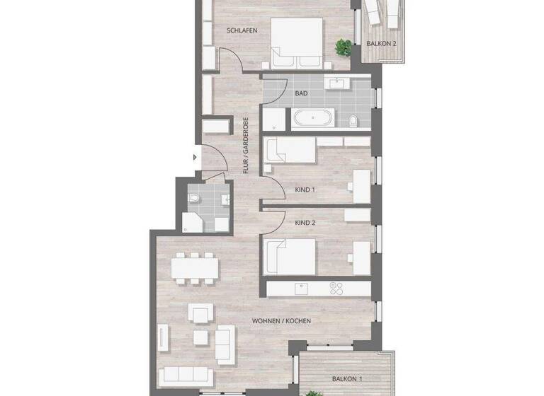 Wohnung zur Miete 1.410 € 4 Zimmer 107,7 m² 2. Geschoss frei ab 01.07.2026 Am Güterbahnhof 5 Coswig 01640
