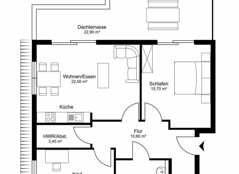 Penthouse zum Kauf 659.000 € 3 Zimmer 81,8 m² Sasel Hamburg Sasel 22395