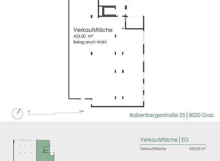 Büro zur Miete 12,25 € 433,7 m² Bürofläche Babenbergerstraße 25 Lend Graz 8020
