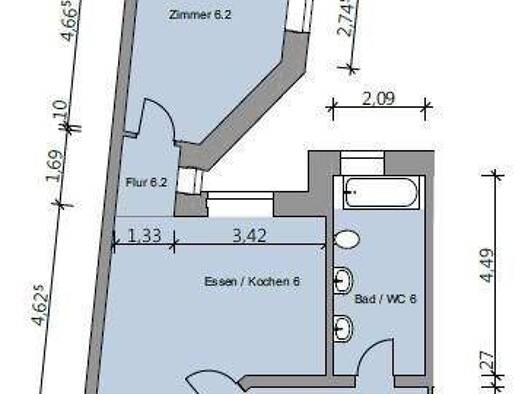 Wohnung zur Miete 485 € 4 Zimmer 110 m² frei ab 01.02.2026 Emmeringen Oschersleben 39387