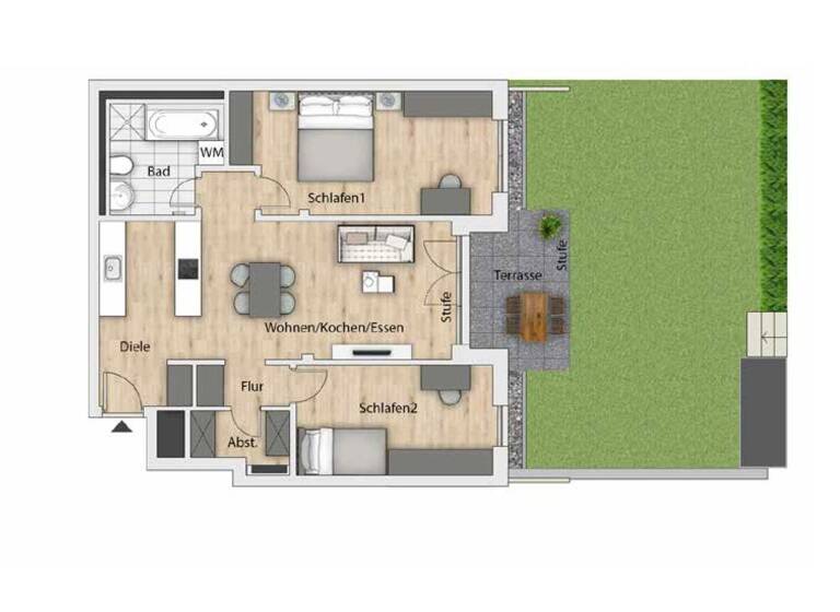 Wohnung zum Kauf provisionsfrei 679.000 € 3 Zimmer 85,2 m²<br/>Wohnfläche 1.<br/>Geschoss Freising Freising 85354
