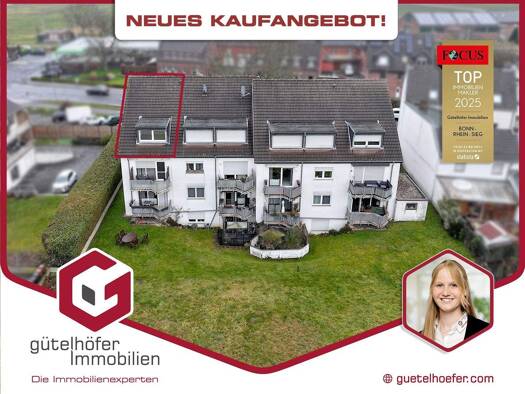 Wohnung zum Kauf 189.000 € 2 Zimmer 59 m² 2. Geschoss Walberberg Bornheim 53332