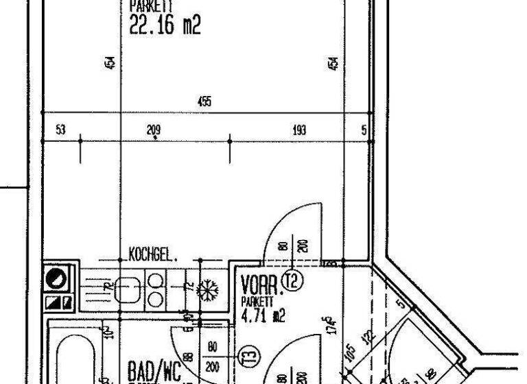 Studio zur Miete - Erstbezug 908 € 1 Zimmer 33,1 m² 4. Geschoss Handelskai 202 Wien 1200
