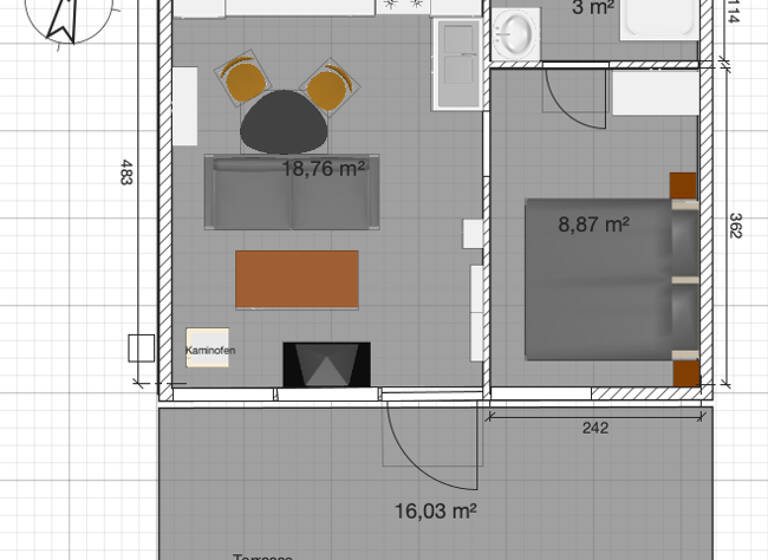 Bungalow zum Kauf 105.000 € 2 Zimmer 30,6 m² 301 m² Grundstück frei ab sofort Bungalowsiedlung Drigge 1 e.V. 20 Gustow 18574