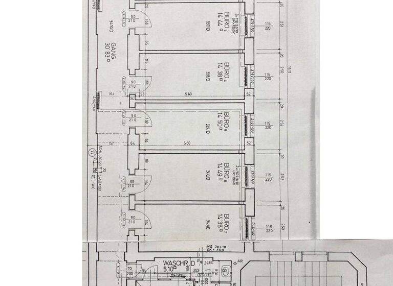 Büro zur Miete 3.335 € 2,5 Zimmer 160 m² Bürofläche Wien 1060