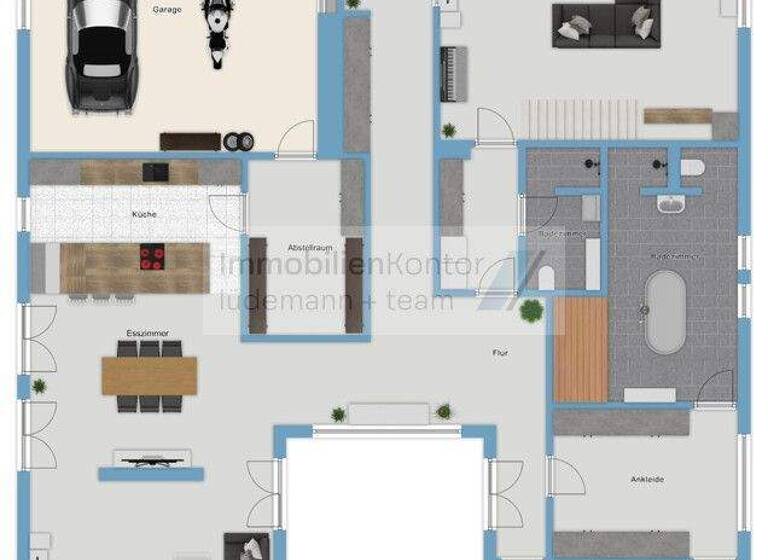 Villa zum Kauf 6 Zimmer 267 m² 1.029 m² Grundstück Scheeßel 27383