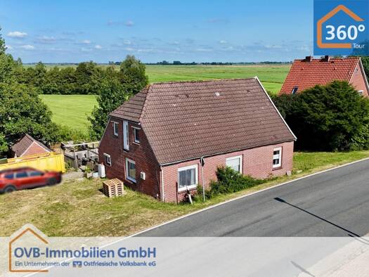 Einfamilienhaus zum Kauf 89.000 € 4 Zimmer 90 m² 1.445 m² Grundstück Bunderhammrich Bunde 26831