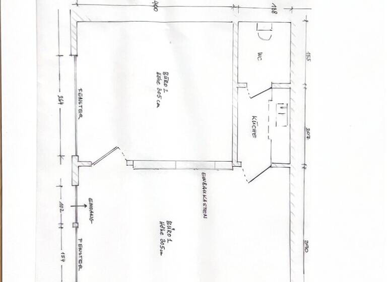Büro zur Miete 451 € 2,5 Zimmer 37 m² Bürofläche Eggenberg Graz 8020
