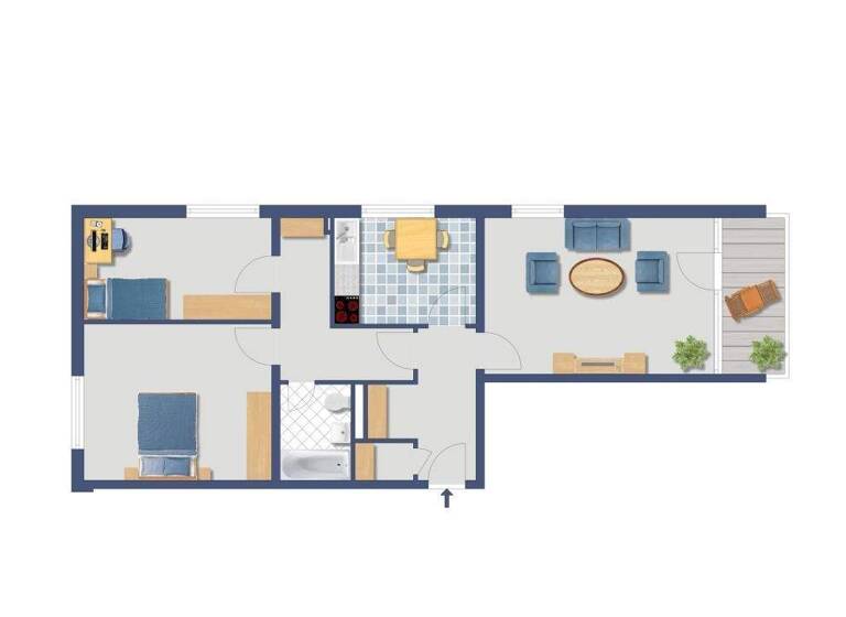 Wohnanlage zum Kauf provisionsfrei als Kapitalanlage geeignet 377.000 € 6 Zimmer 151,1 m² Pappelweg 3 Südweststadt Offenburg 77656
