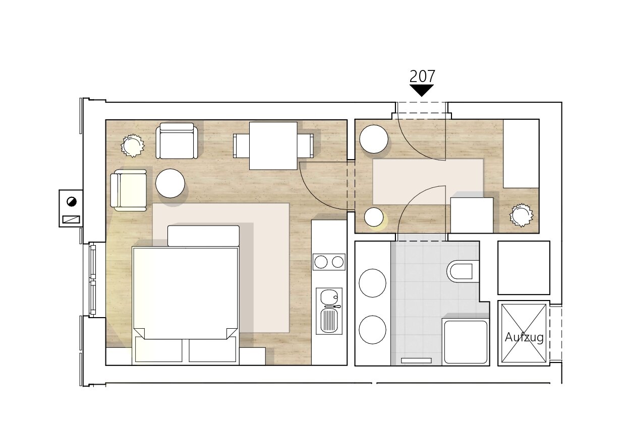 Wohnung zur Miete 398 € 1 Zimmer 30 m²<br/>Wohnfläche EG<br/>Geschoss ab sofort<br/>Verfügbarkeit Maiersdorf 2724