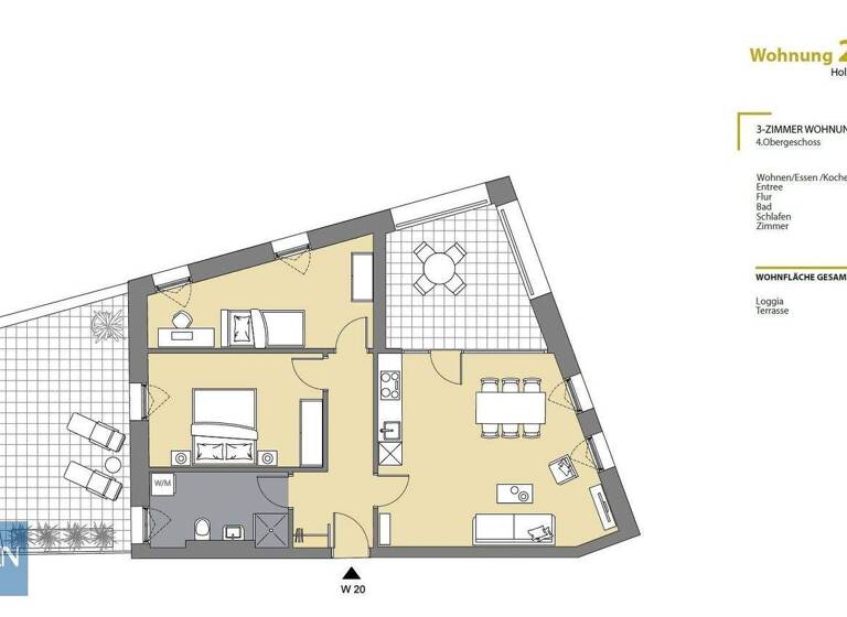 Wohnung zum Kauf - Erstbezug 612.000 € 3 Zimmer 72 m² EG Holzstraße 1 Lustenau 6890