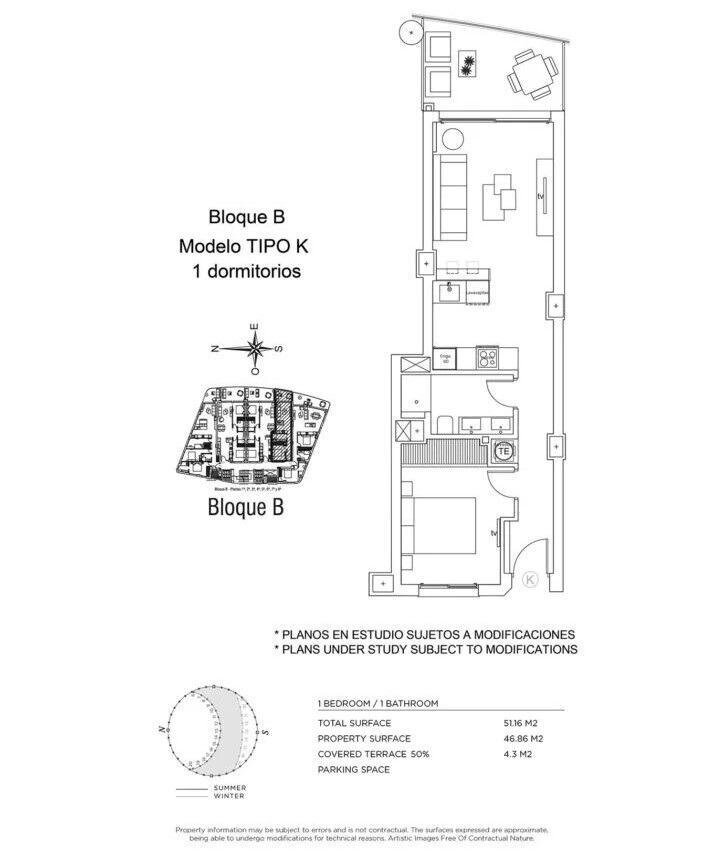 Wohnung zum Kauf 271.000 € 2 Zimmer 51 m²<br/>Wohnfläche La Manga del Mar Menor 30380