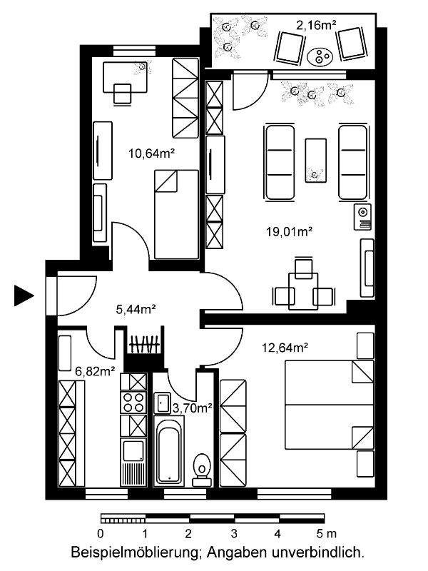 Wohnung zur Miete 613 € 3 Zimmer 60,4 m²<br/>Wohnfläche 2.<br/>Geschoss 16.02.2025<br/>Verfügbarkeit Dunantring 80 Sossenheim Frankfurt am Main 65936