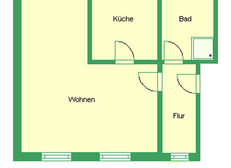 Studio zur Miete 250 € 1 Zimmer 36 m² 3. Geschoss Meisenweg Pausitzer Delle Riesa 01589