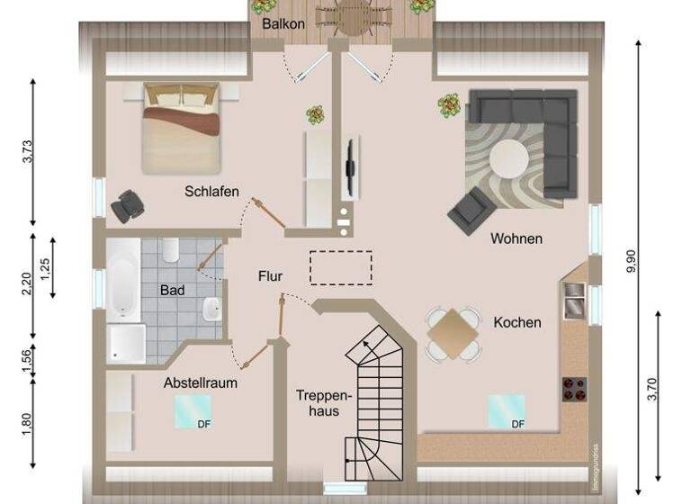 Wohnung zum Kauf 270.000 € 2,5 Zimmer 61 m² Westerdeichstrich 25761