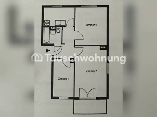 Wohnung zur Miete Tauschwohnung 435 € 3 Zimmer 57 m² 2. Geschoss Karlshorst Lichtenberg 10318