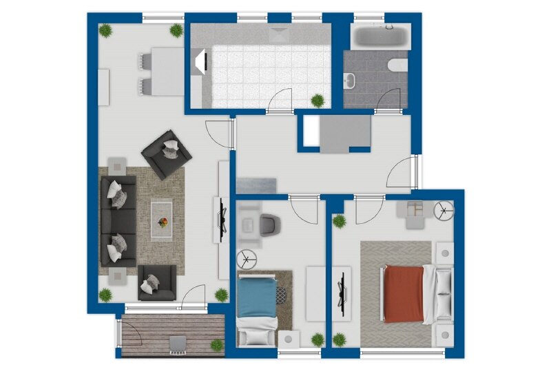 Wohnung zum Kauf 249.000 € 3 Zimmer 78 m²<br/>Wohnfläche 2.<br/>Geschoss Innenstadt Brühl 50321