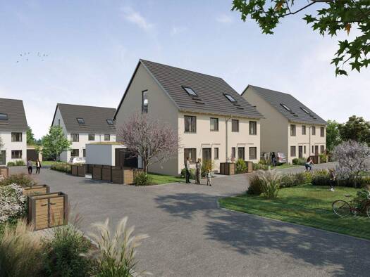 Doppelhaushälfte zum Kauf - Neubau provisionsfrei 485.000 € 4 Zimmer 125,4 m² 215,4 m² Grundstück frei ab sofort Neibsheim Bretten 75015