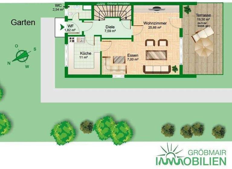 Doppelhaushälfte zum Kauf provisionsfrei 749.000 € 4 Zimmer 152,8 m² 628 m² Grundstück Gartenberg Geretsried 82538