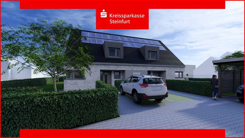 Doppelhaushälfte zum Kauf - Neubau provisionsfrei 563.609 € 4 Zimmer 104,7 m² 340 m² Grundstück Emsdetten 48282