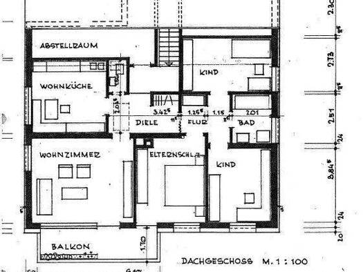 Wohnung zur Miete 1.070 € 4 Zimmer 93 m² 2. Geschoss Köngen 73257