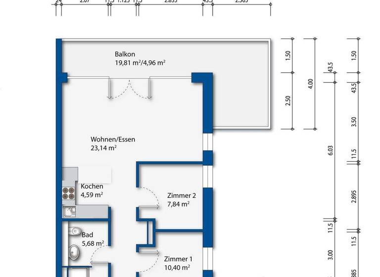 Wohnung zum Kauf 465.000 € 3 Zimmer 67,7 m² Heiligenhafen 23774